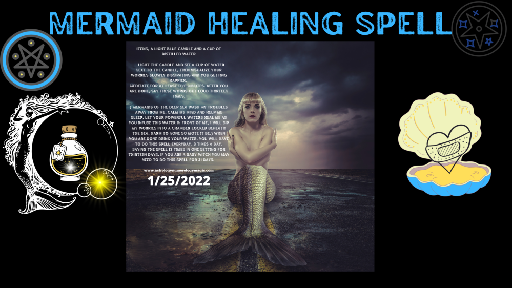 Mermaid healing spell